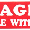 Fragile Handle with Care shipping label
