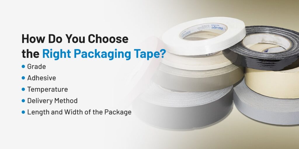 Packaging - technical adhesive tape to pack light or heavy parcels