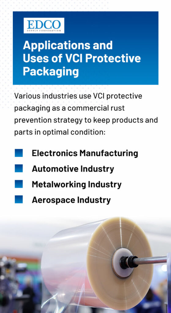 Roll of clear protective packaging material